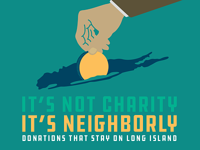 One Island Giving Campaign advertising campaign charity illustration long island