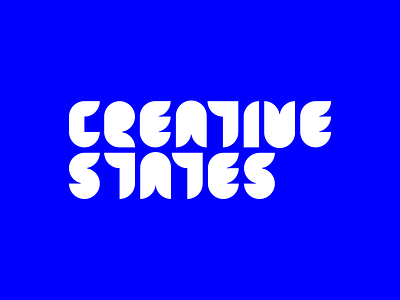 Creative States Logotype creative identity logo logotype states typography