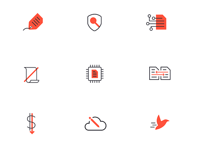 InCloudCounsel Icons branding cloud document icons icons set legal symbols