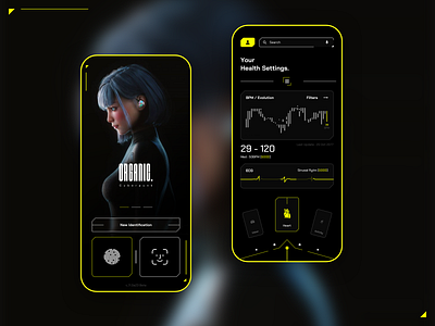 Health App Cyberpunk