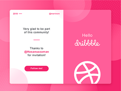 Hello Dribbble!