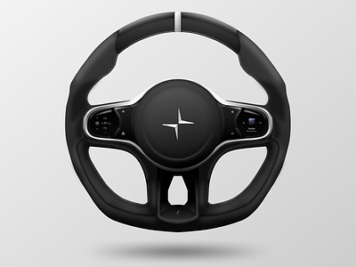 Polestar steering wheel design