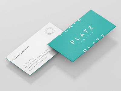 Platz Arq+Dsñ — Branding architecture branding brava estudio business card platz