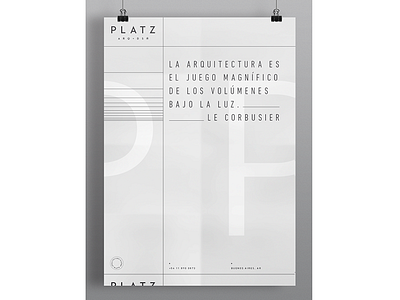 Platz Arq+Dsñ — Branding