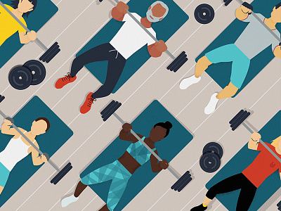 Body Pump Illustration