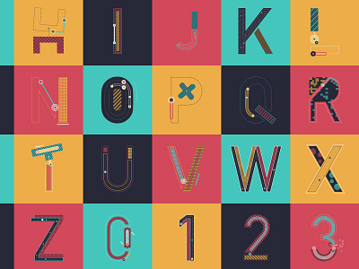 36 Days of Type 2d design 36daysoftype alphabet motion design motion graphics type animation type design typography