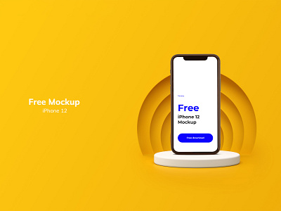 Download Tamawy Free iPhone 12 Mockup by Mahmoud Tamawy on Dribbble