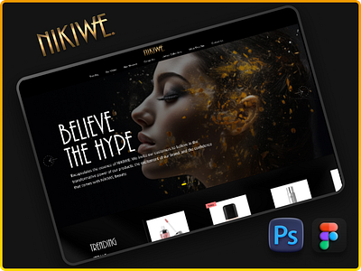 Nikiwe Makeup website