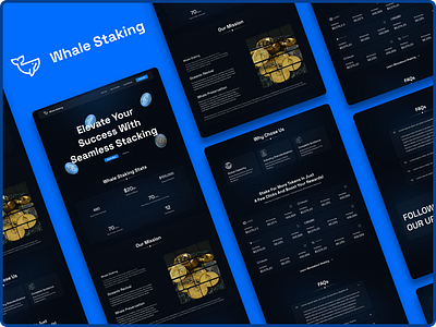 Staking Website template