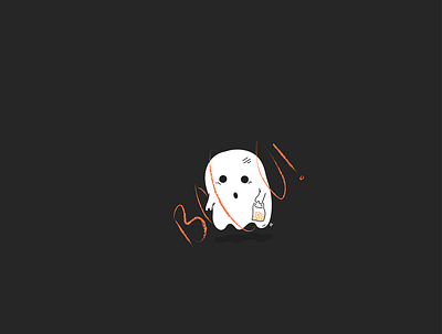 Die Friend autum dribbbleweeklywarmup ghost halloween illustration october pumpkin vector vector design