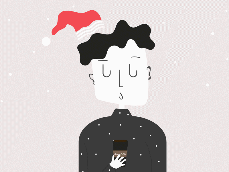 Christmas Boy aftereffects animated gif animation art black boy characterdesign christmas color palette design designs flat illustration flatdesign illustration illustrator palettes pastel colours pink snowman xmas