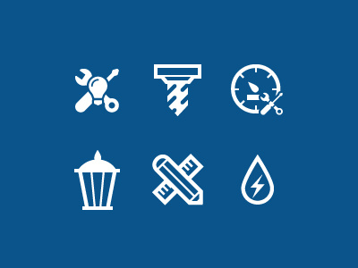Energy Icons blue design energy icon illustrator line white