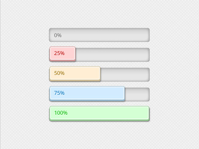 Progress Bars (Skill) by Gado Gonzalez on Dribbble