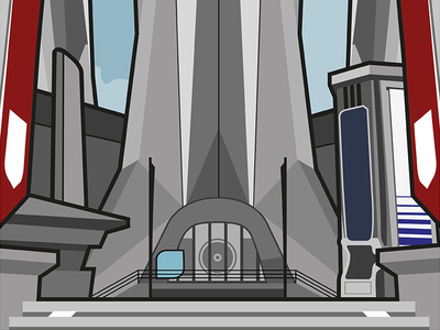 Destiny Tower Vector Illustration