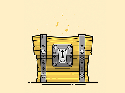 Fortnite Loot Chest Drawing Fortnite Loot Chest Illustration By Christine Wilde On Dribbble