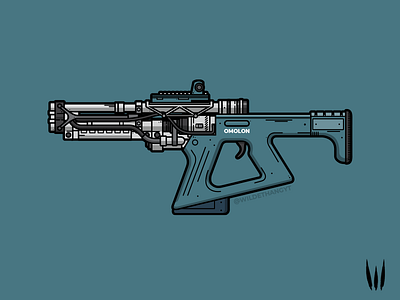 Erentil FR4 Fusion Rifle destiny destiny 2 erentil flat vector fusion rifle illustration vector weapon