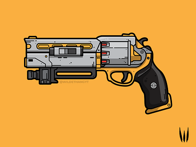 Fatebringer Adept adept destiny fatebringer flat vector hand cannon illustration vector weapon