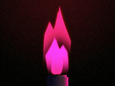 Flame animation candle fire flame flat flat design gif illustration motion graphics pink vector