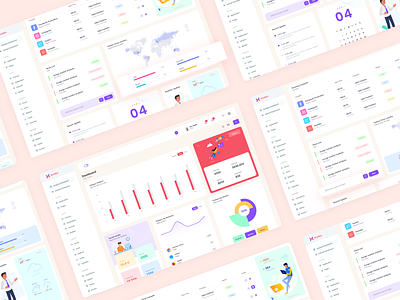 Analytic Dashboard Interface admin app app desing clean dashboard dashboard kit design minimal ui ui kit uiux web app
