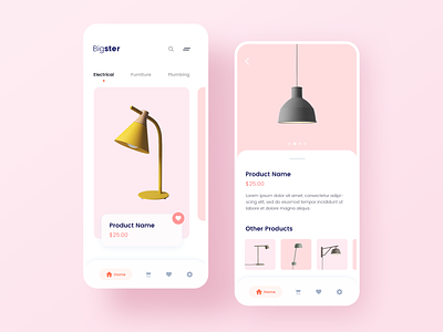 Concept Design - Online Shop Mobile App