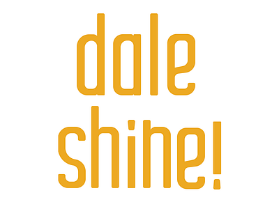 Dale Shine dale doodle shine type typography