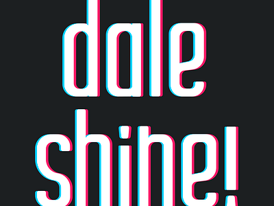 Dale Shine Doodle 02 branding design doodle logo shine type typography vector