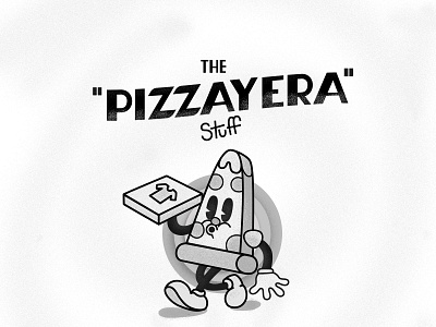 Pizzayera Stuff 30s branding cartoon cartooning cartoons design doodle doodleart illustration logo mexican pizza pizza logo pizza menu pizzeria stuff type typographic typography vector