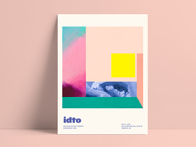 Poster Design for IDTO Conference art branding conference illustration poster poster art poster design print print design