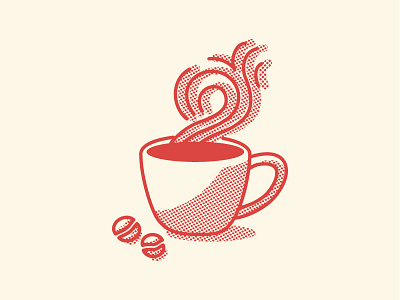 Coffee coffee halftone illustrator vector