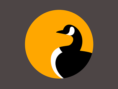 Good morning goose canada canadagoose goldenspiral goose logo logodesign vector vectorgoose