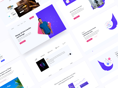 Superui Landing Pages beautiful clean design freelancer minimal modern ui saas ui ui design ux web webdesign website