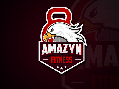 Amazyn Fitness Logo Design branding branding agency branding company design exercise fitness illustrator cc logo vector web design