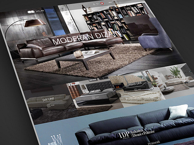 Atlas Website Home Page Design furniture ui ux web design web design agency website