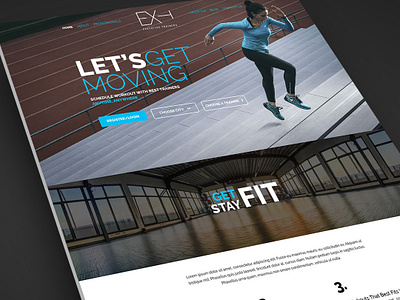 Executive Trainers Website Design belgrade exercise fitness fitness app health training web design web design agency website website design