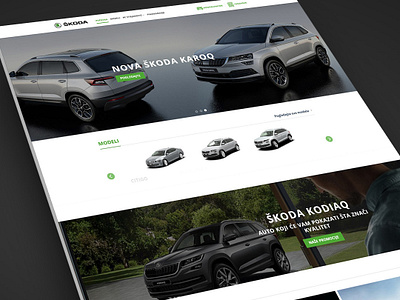 Skoda Cars Dealership Website Design