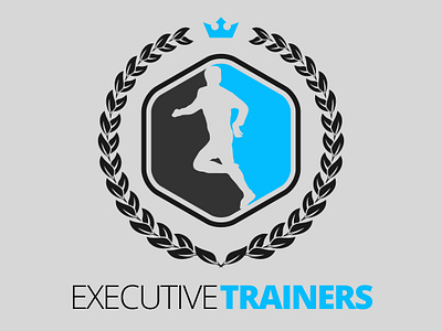 Executive Trainers Logo Design branding branding agency branding company exercise fitness logo logo design concept trainer trainers