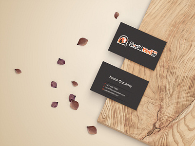 Business card Social Weber Design business business card business card design design photoshop