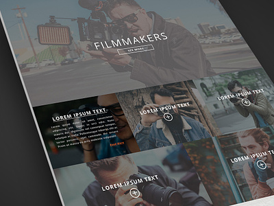 Film Makers Website Design
