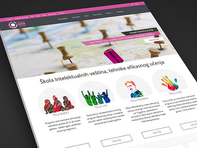 Mikele Website Intelektualne Vestine Design learning school web design web design agency web design company website website design