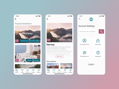 Wayfarer app design ui ux