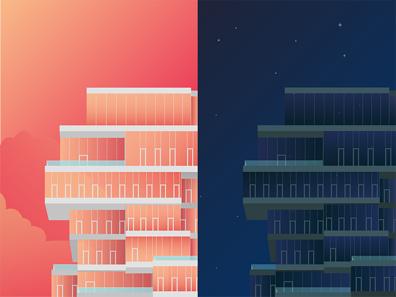 56 Leonard skyscraper day and night tribeca 56 leonard nyc