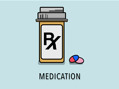 Medication Icon health health app icon iconography medication visual design