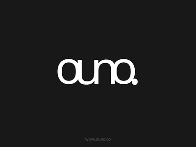 Ouno Logo agency clean design flat logo startup team ui ux website