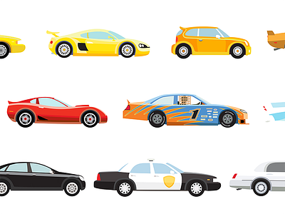 Cars cars illustration vector art