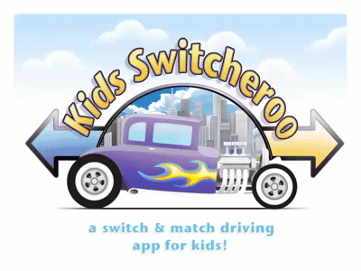 Kids Switcheroo Animation animation app cars gif ios iphone app
