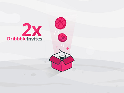 2x dribbble invites