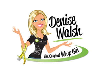 Denise Walsh Logo character illustration logo