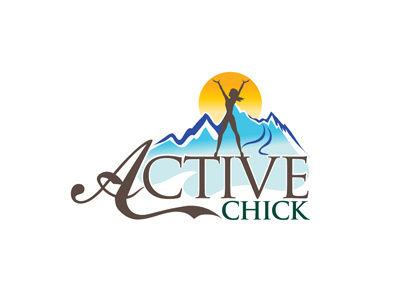 Active logo mountain sport