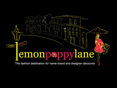 Lemonpoppylogo fashion logo street woman