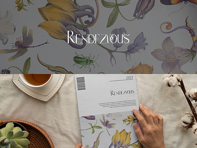 Rendezvous concept logo concept concept logo dailylogochallenge flowers logo rendezvous